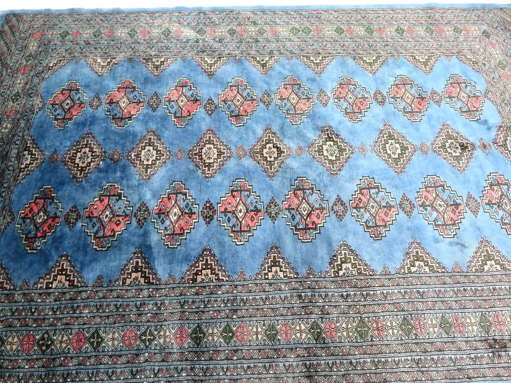 展示品　パキスタン　ラグ　カーペット　絨毯　手織り