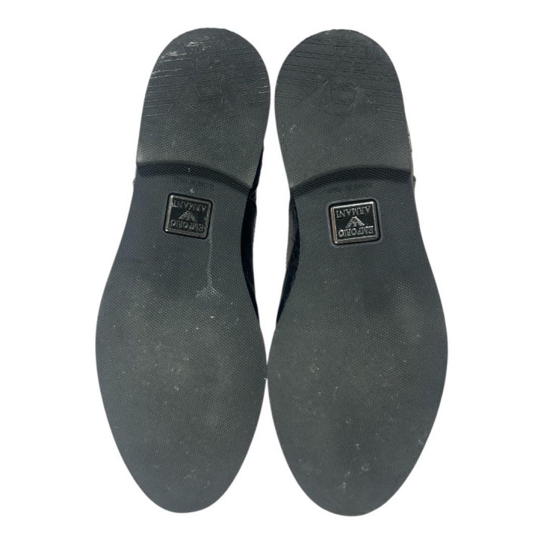 ENPORIO ARMANI黒 レザー ブーツ