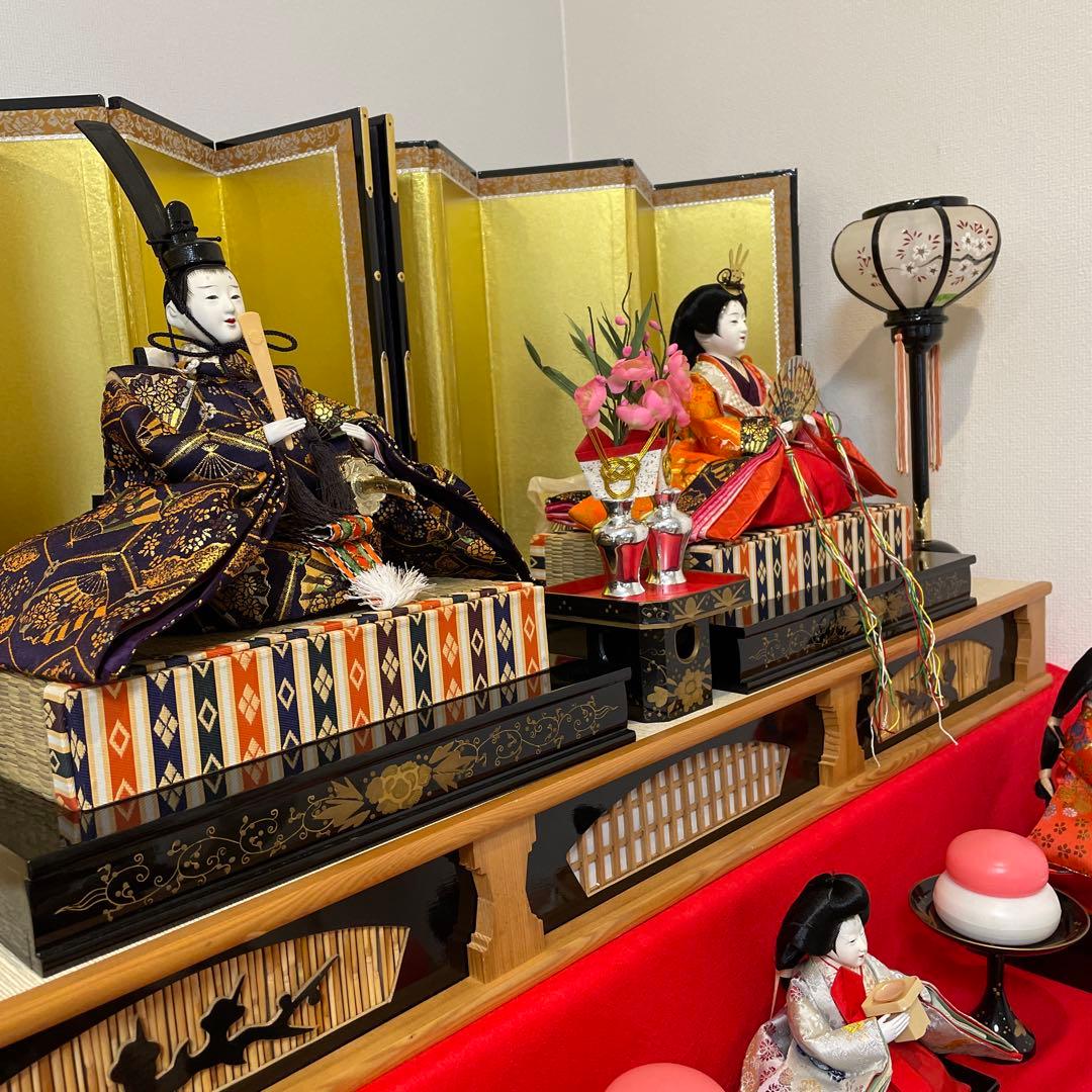 伝統的な雛人形セット　7段