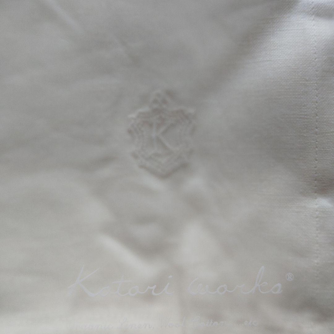 ゆずな様　コトリワークス　オーガニックリネンフラットシーツ　オフホワイト