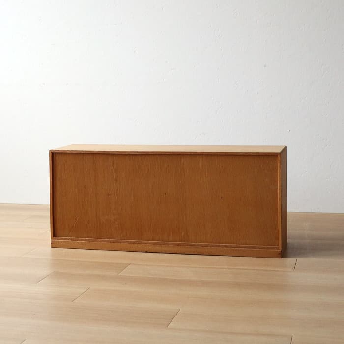 アンティーク 本棚 書棚 無塗装 ナラ材 古家具 昭和レトロ