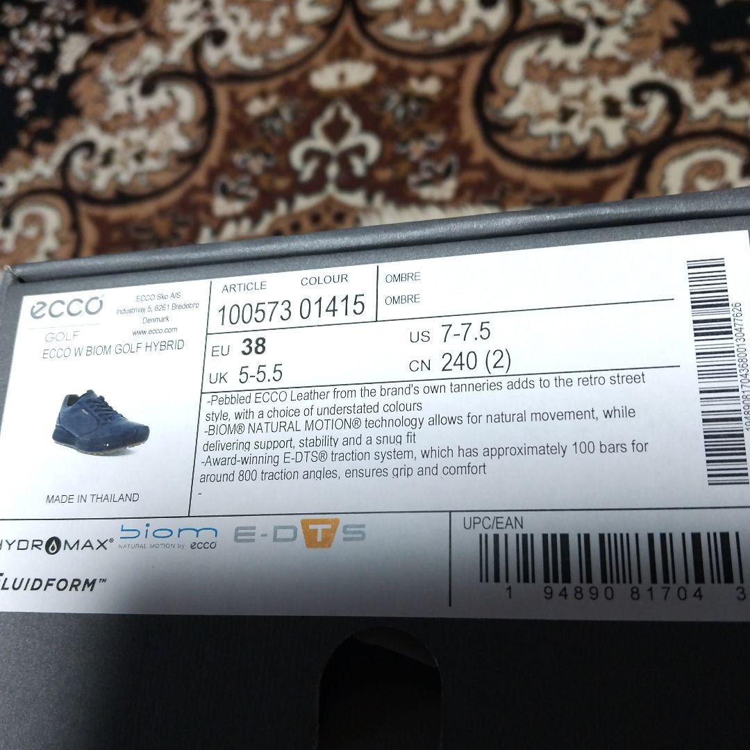 ecco Golf Hybrid 4 ネイビー ゴルフシューズ