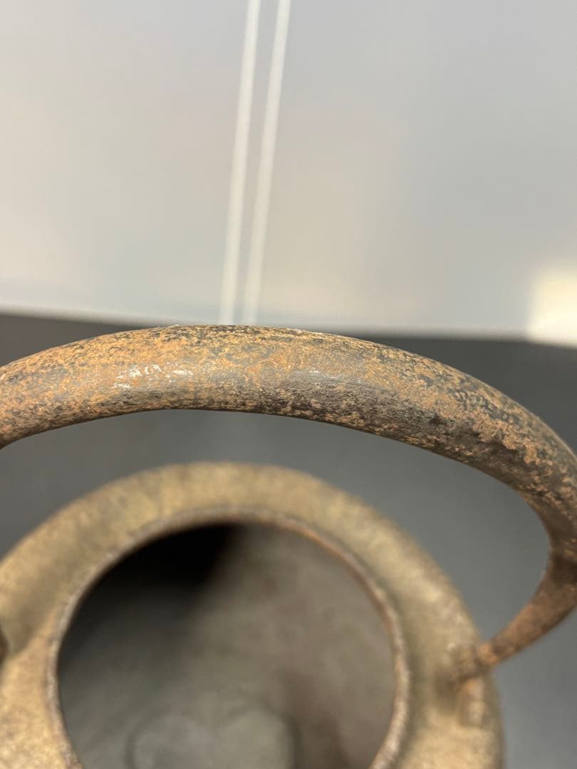龍文堂造 鉄瓶 鉄製 丸型鉄瓶 急須 工芸品 金属工芸 骨董品