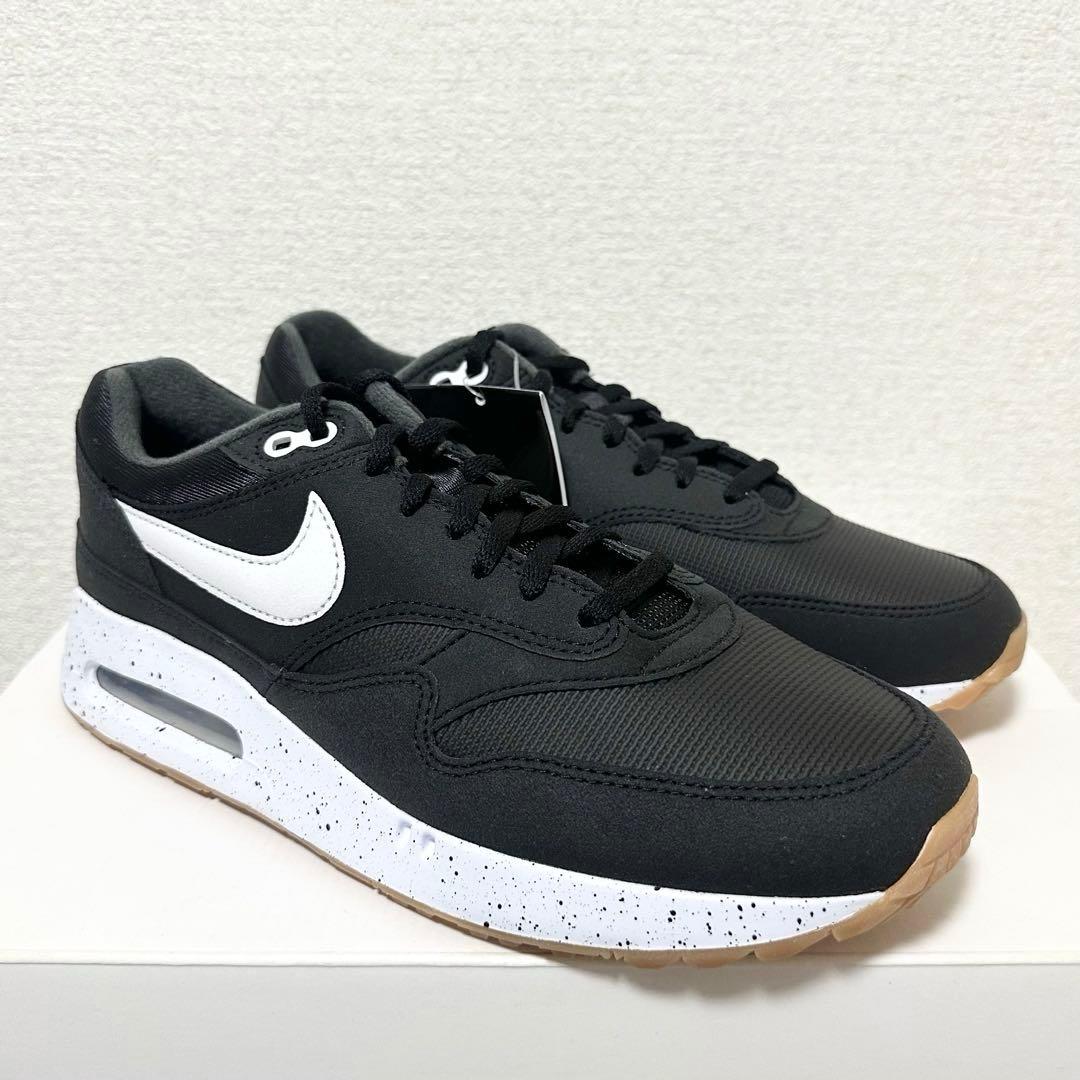 ナイキ ゴルフ 25.5cm エアマックス 1 シューズ スパイク 靴 黒