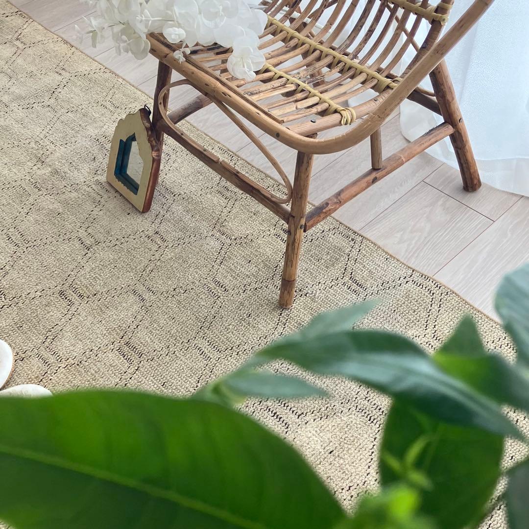 超ロング　均等ハニカム71×288✳︎ベージュ　ランナー　トルコヴィンテージラグ