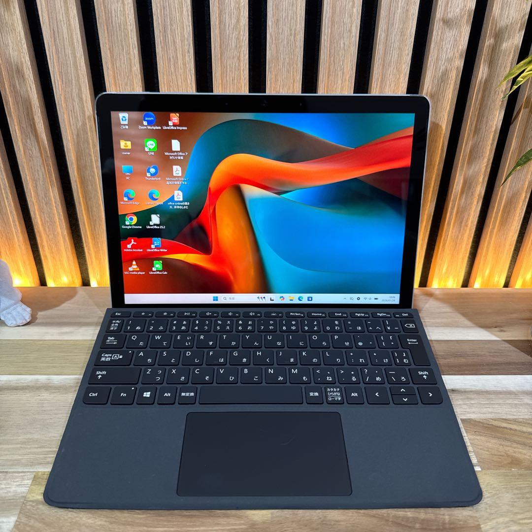 2in1モデル‼️Surface Go3☘プラチナ☘タッチパネル式☘ノートパソコン