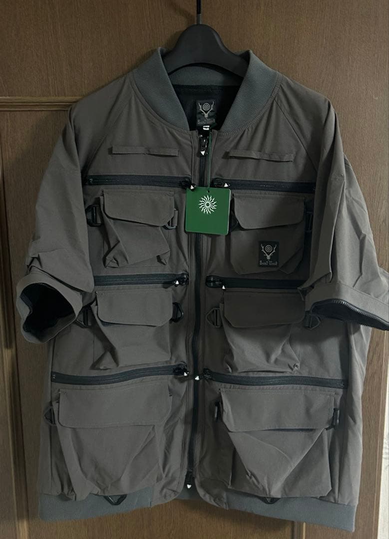 【新品】South2 West8 マルチポケットジップ 2wayジャケット M