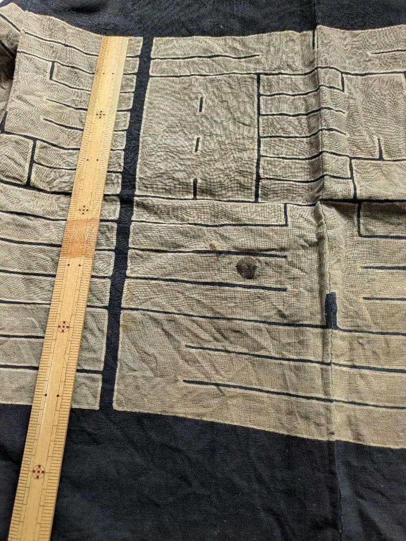 値引　珍品⑧古布時代物アンティークレトロ　貴重　藍染半纏　　インテリア　リメイク