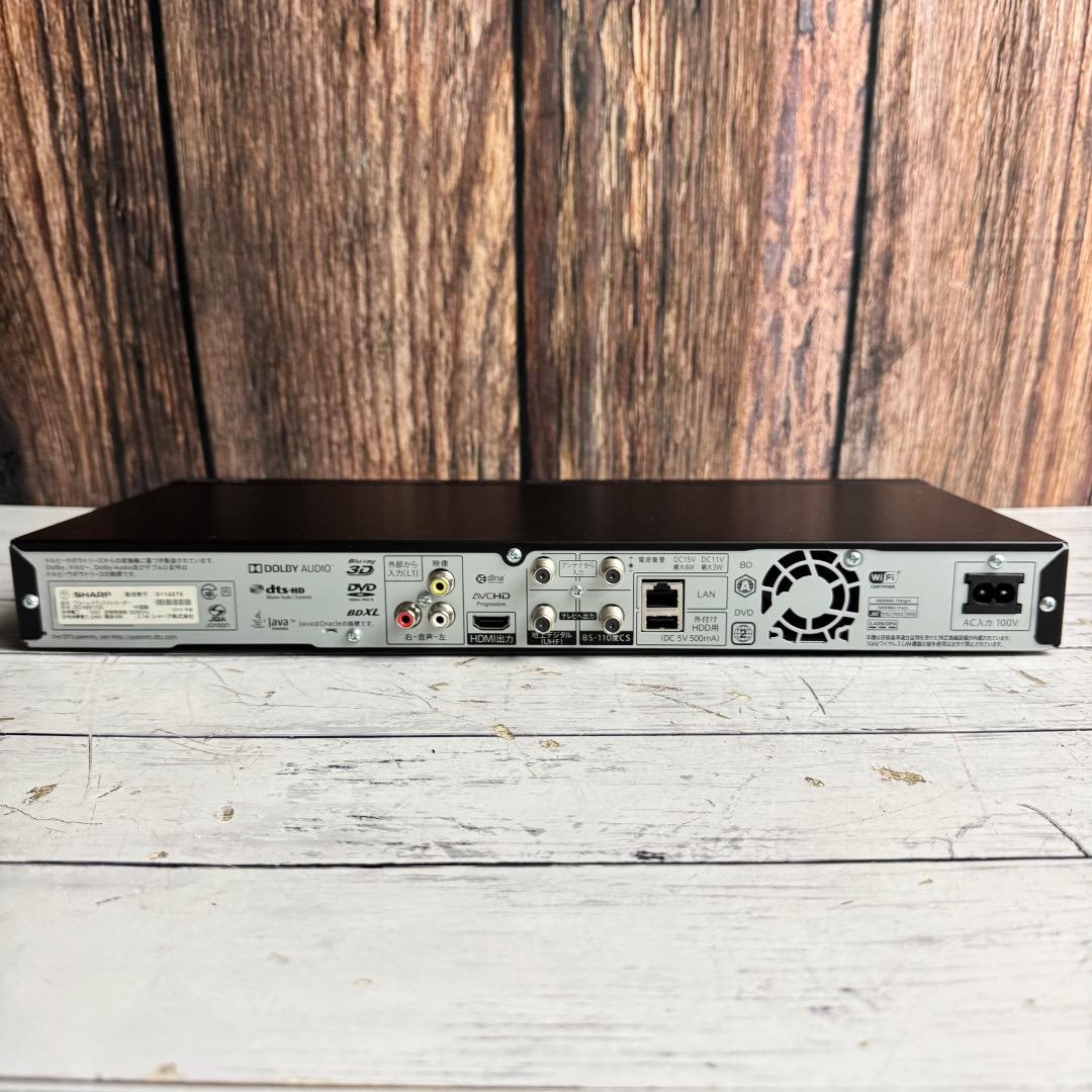 SHARP シャープ ブルーレイレコーダー BD-NW1100 16年製