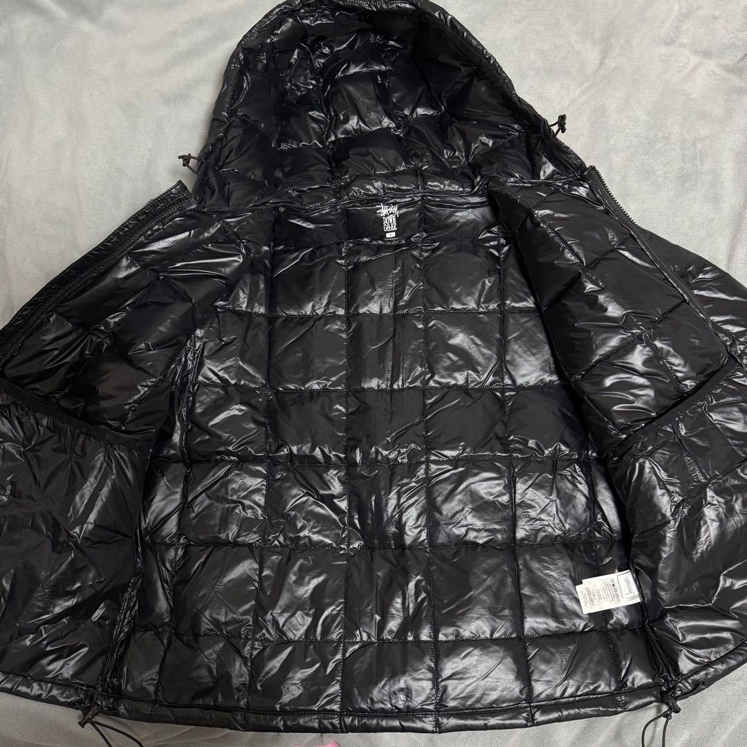 Stussy MIDWEIGHT HOODED PUFFER ブラック Mサイズ