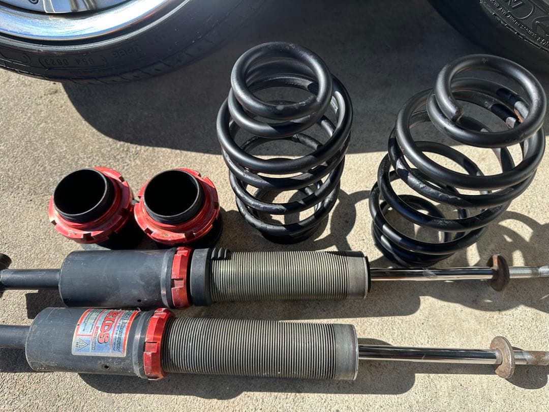 ワークシュバートsc4タイヤ付　17インチ　軽自動車 前後Kid車高調セット