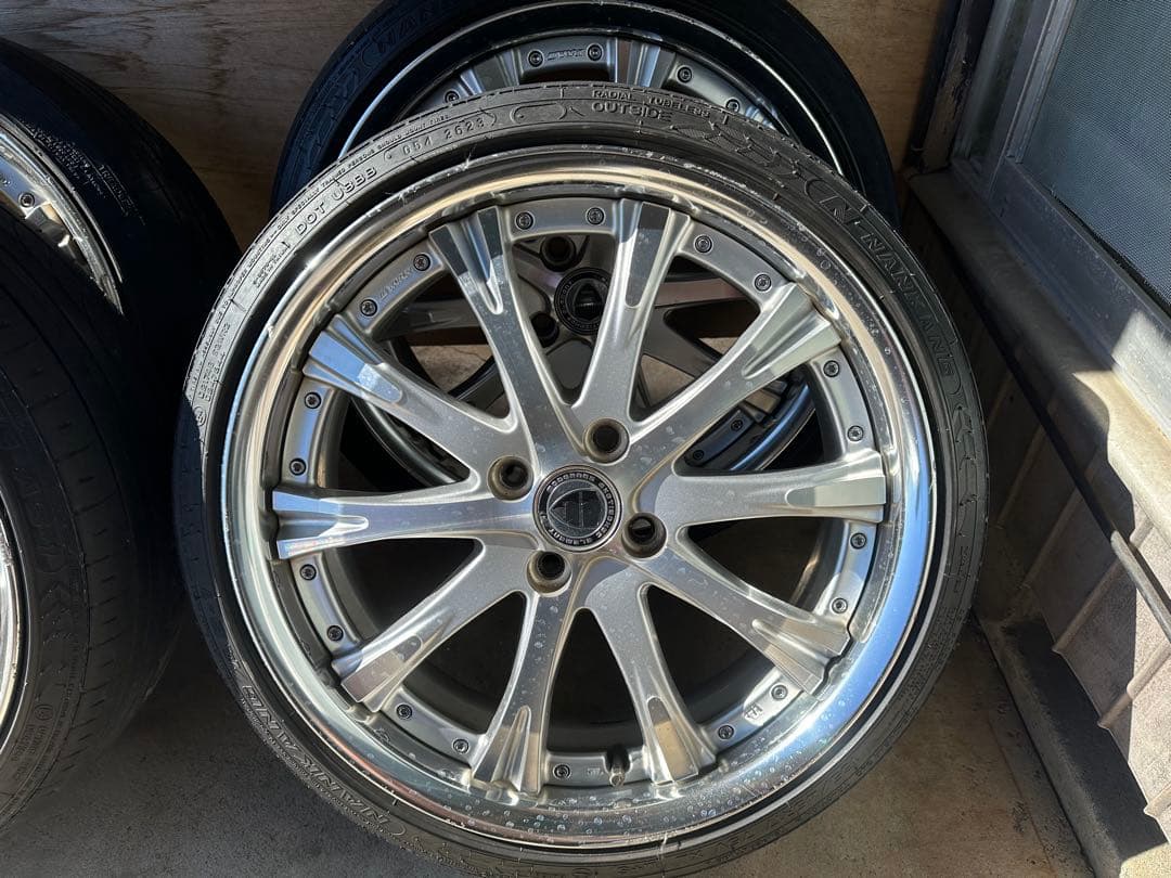 ワークシュバートsc4タイヤ付　17インチ　軽自動車 前後Kid車高調セット