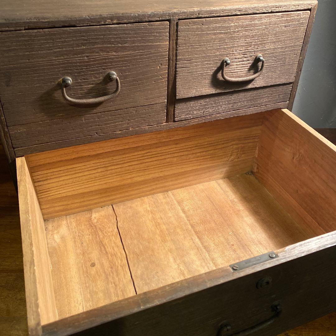 時代物 小引き出し 総桐 小箪笥 骨董品 古家具 古民家 収納 アンティーク