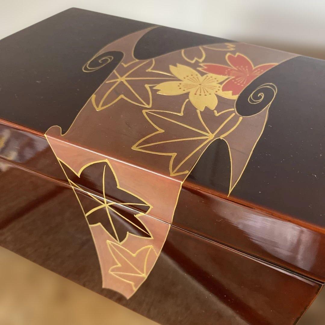 美品　利休茶箱　京焼　交趾焼　昭阿弥　漆器　高蒔絵　仕覆