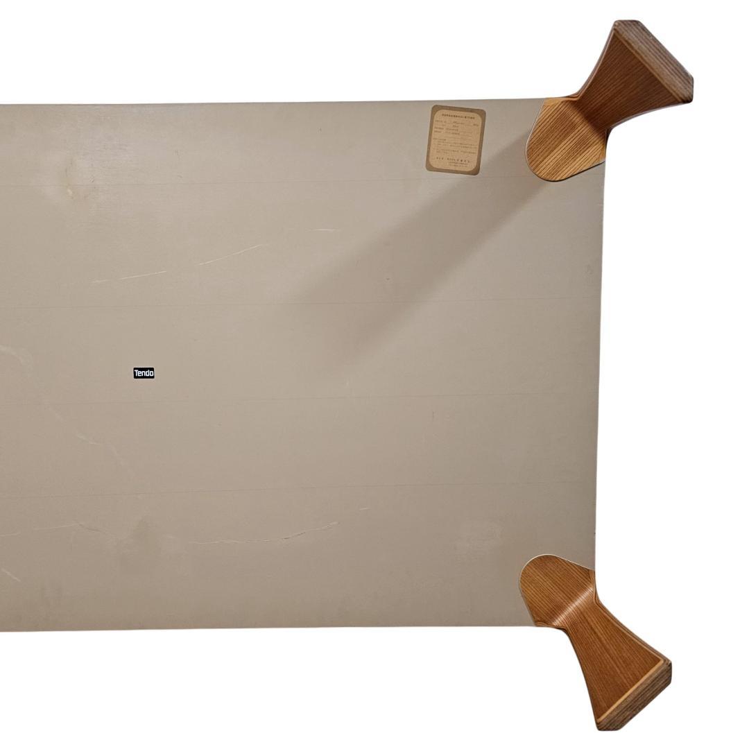 天童木工 Tendo 座卓 150×90 バチ脚 曲木 ローテーブル 和モダン