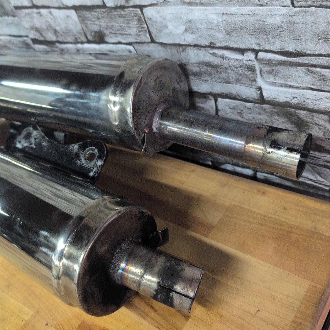 イントルーダー400クラシック　VK56A ワンオフ　ステンレスマフラー