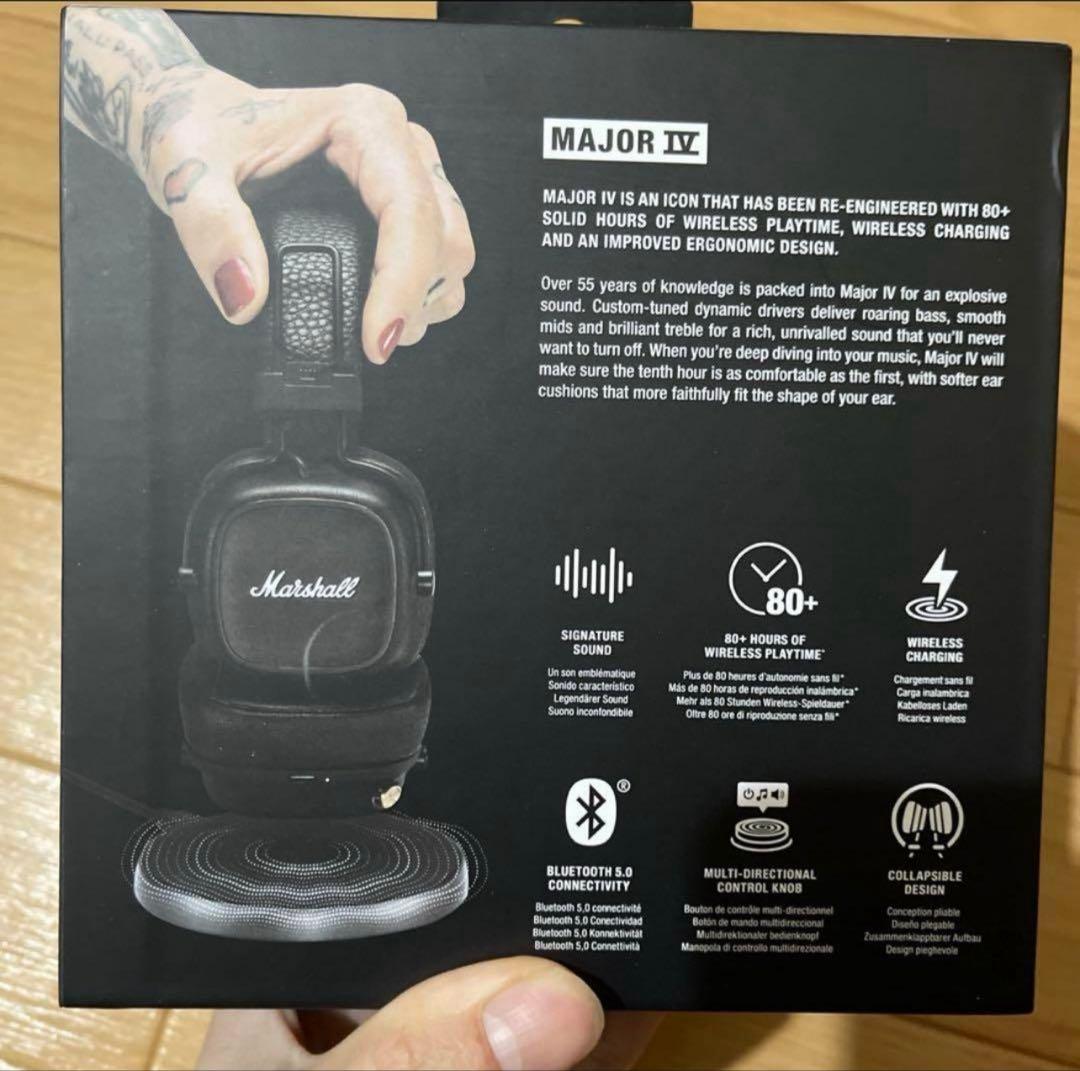 Marshall Major IV Bluetooth ヘッドフォン