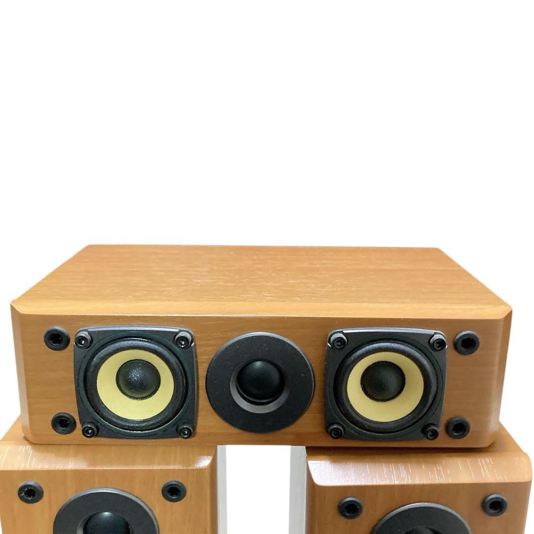 美品　定価4.4万　5.1chスピーカー ホームシアターセット　DENON 木目