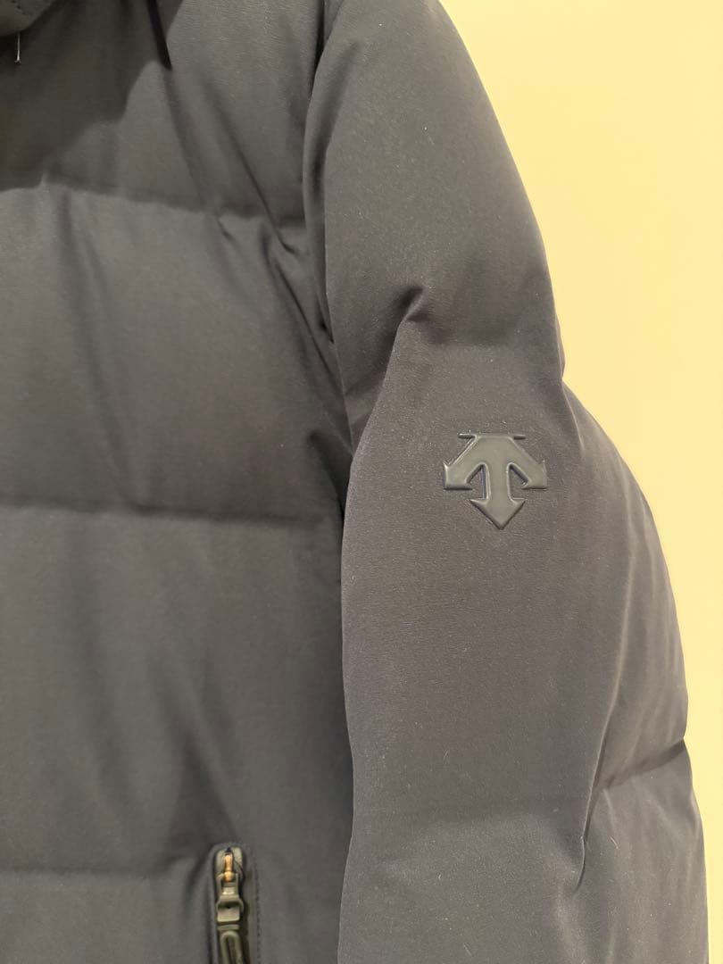 デサント 水沢ダウン ダウンジャケット L ブラック 日本製 防水 フード付き