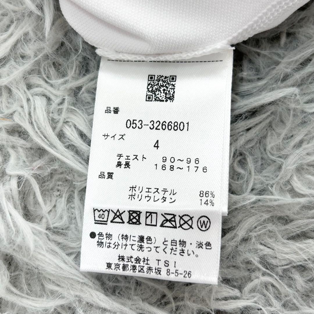 新品　パーリーゲイツ　ハイネック　長袖カットソー　インナー　ホワイト　サイズ4