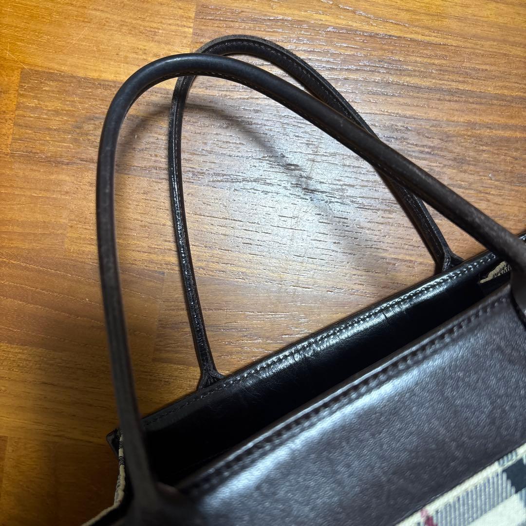 バーバリー ハンドバッグ ノバチェック トートバッグ BURBERRY
