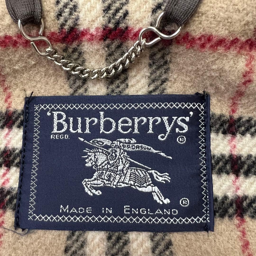 バーバリー　ダッフルコート　スペシャリティダッフルコーティング　ノバチェック