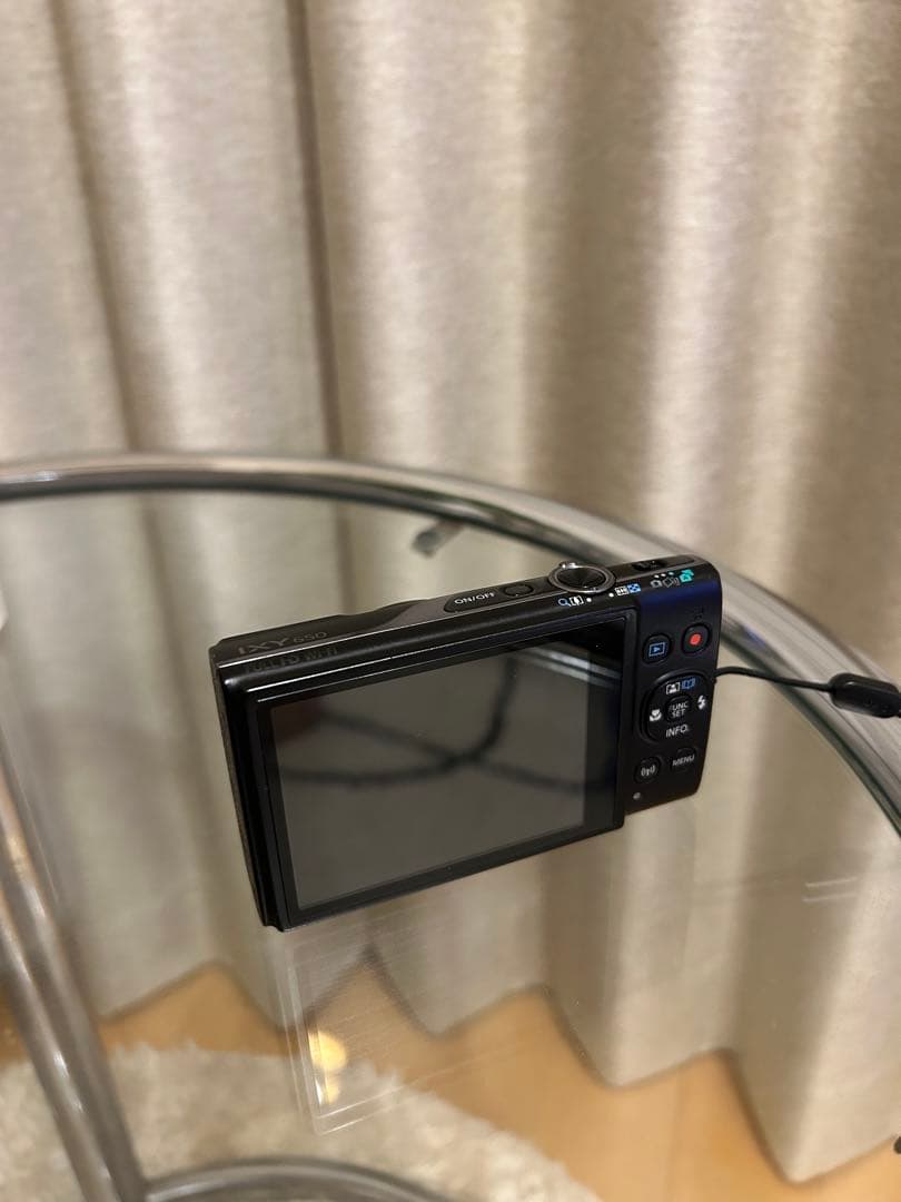 美品 Canon IXY650 デジタルカメラ コンデジ ブラック 黒 本体