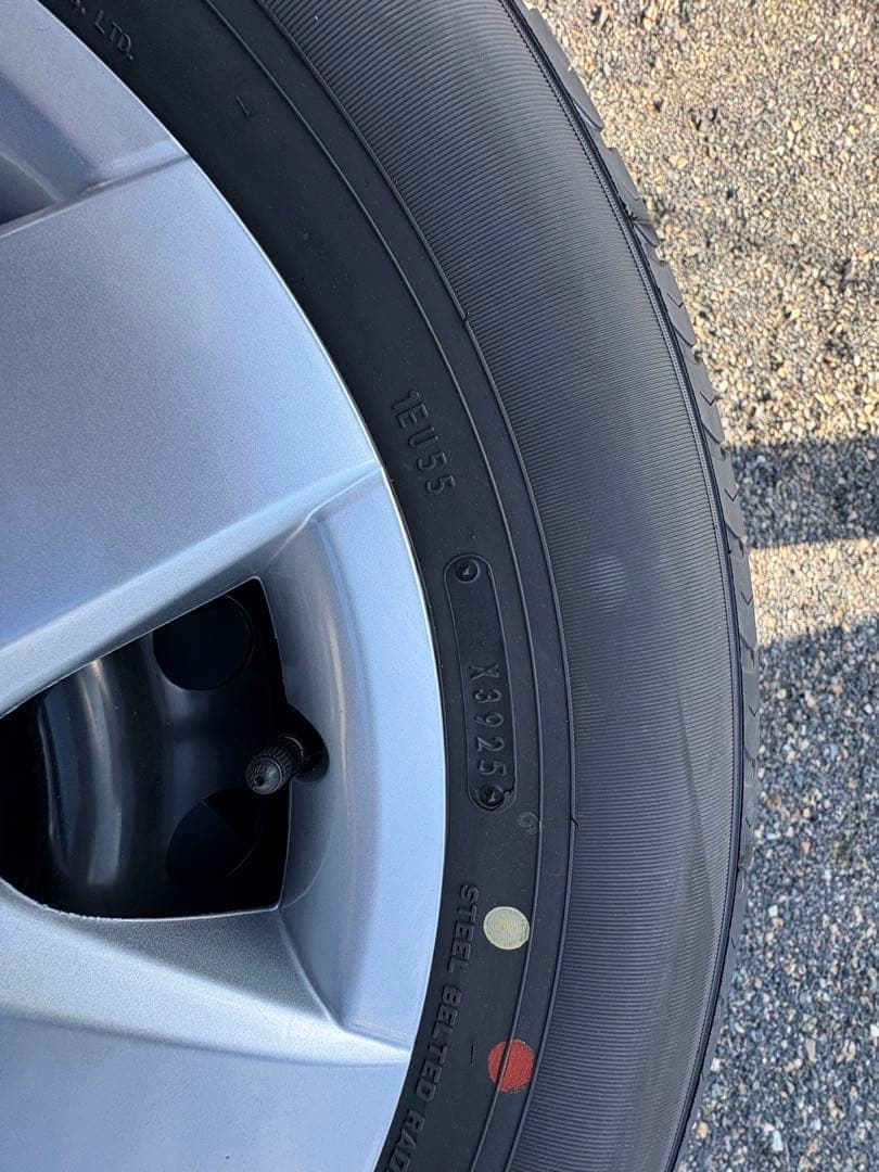 【新車外し】トヨタハイエース純正 15インチ ダンロップ SP175 4本