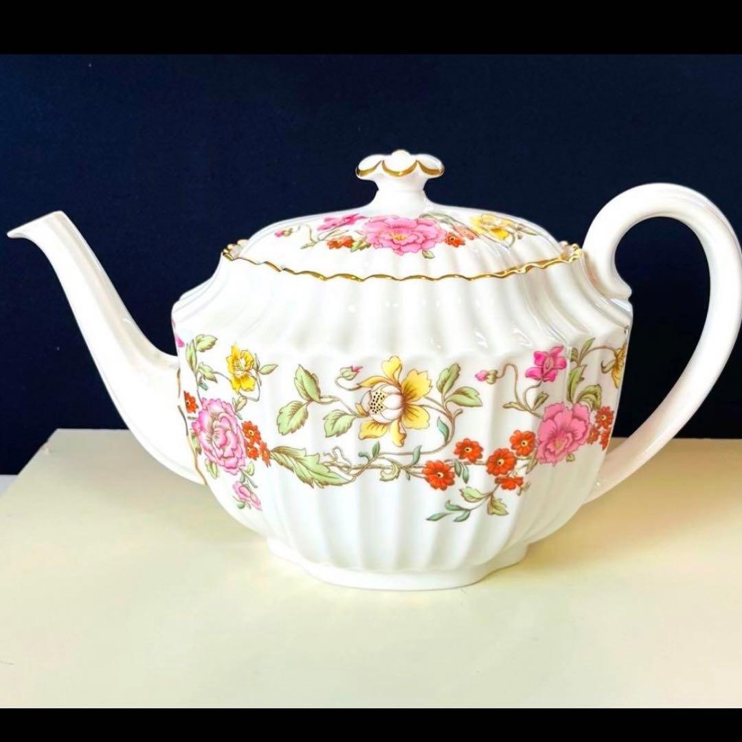 スポード　フローラルタペストリー　ポット　２人用セット