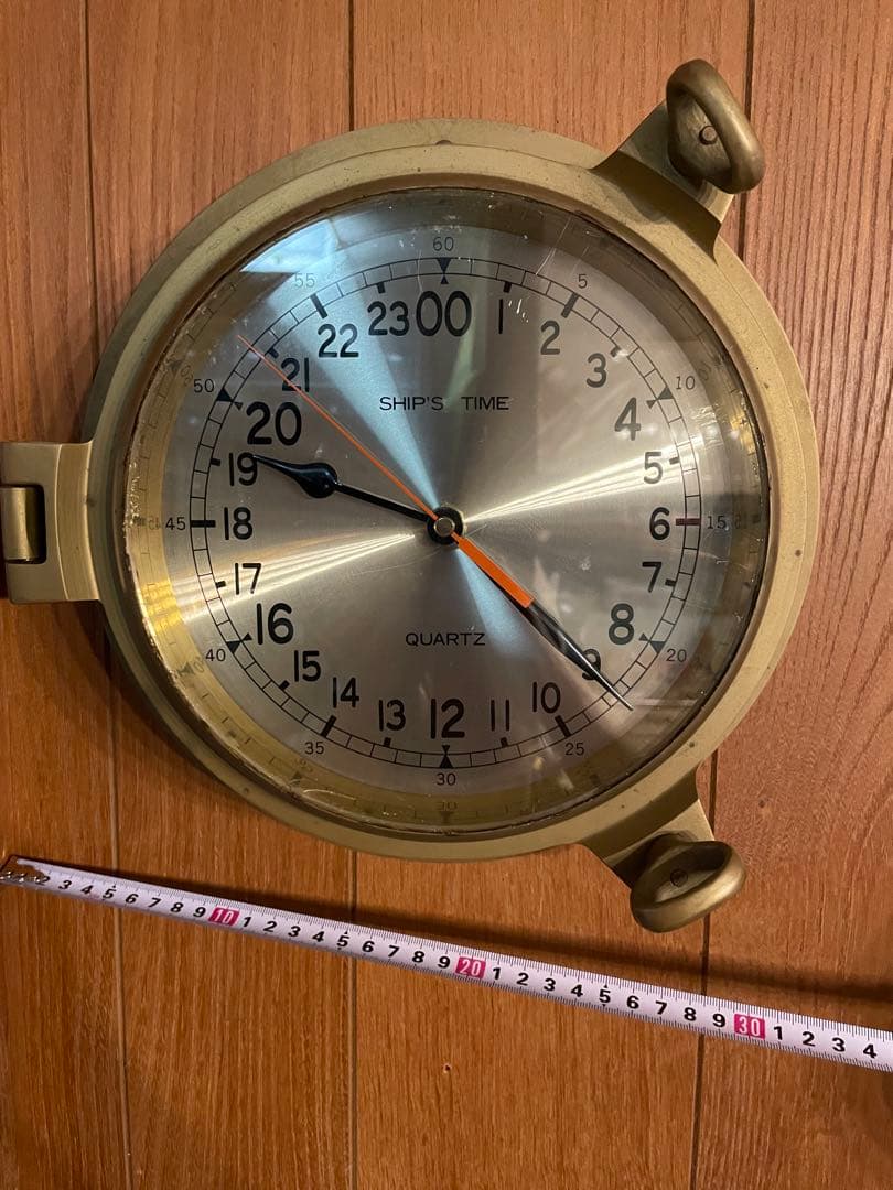 クォーツ船舶時計 約30cm