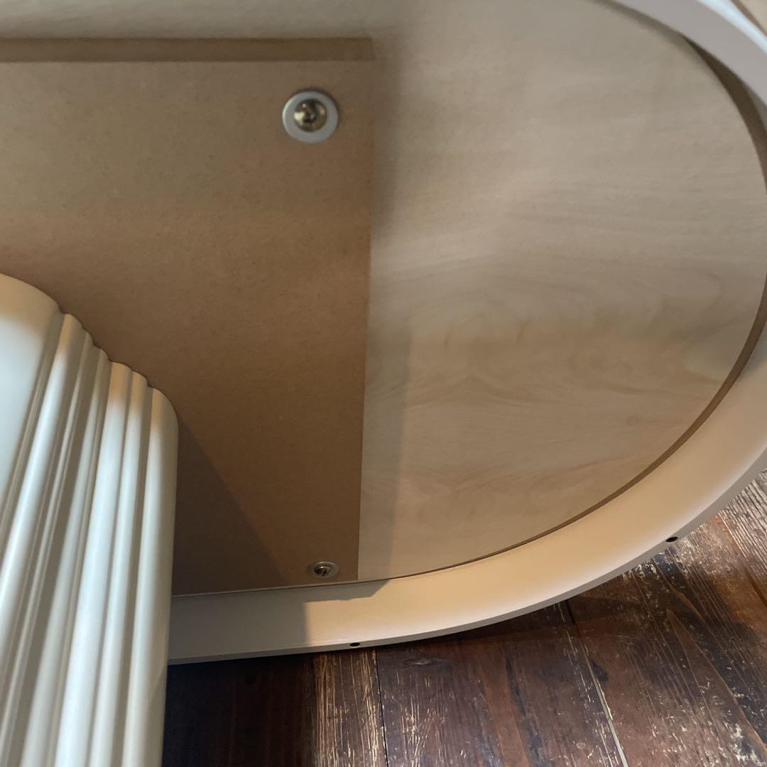 サルタレッリ　フローレンスシリーズ　アイボリー　ダイニングテーブル　120cm