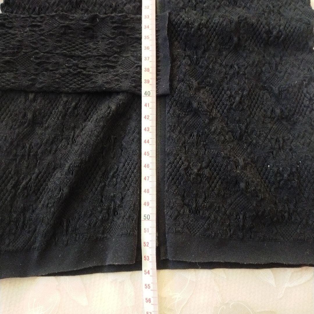 チャコット　ノーソーイング　黒　カーディガン　Mサイズ
