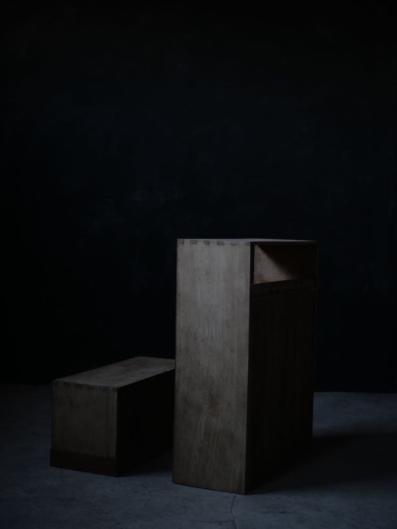 食器棚　収納棚　棚　本棚　木箱　収納　古家具　古道具　アンティーク　昭和レトロ