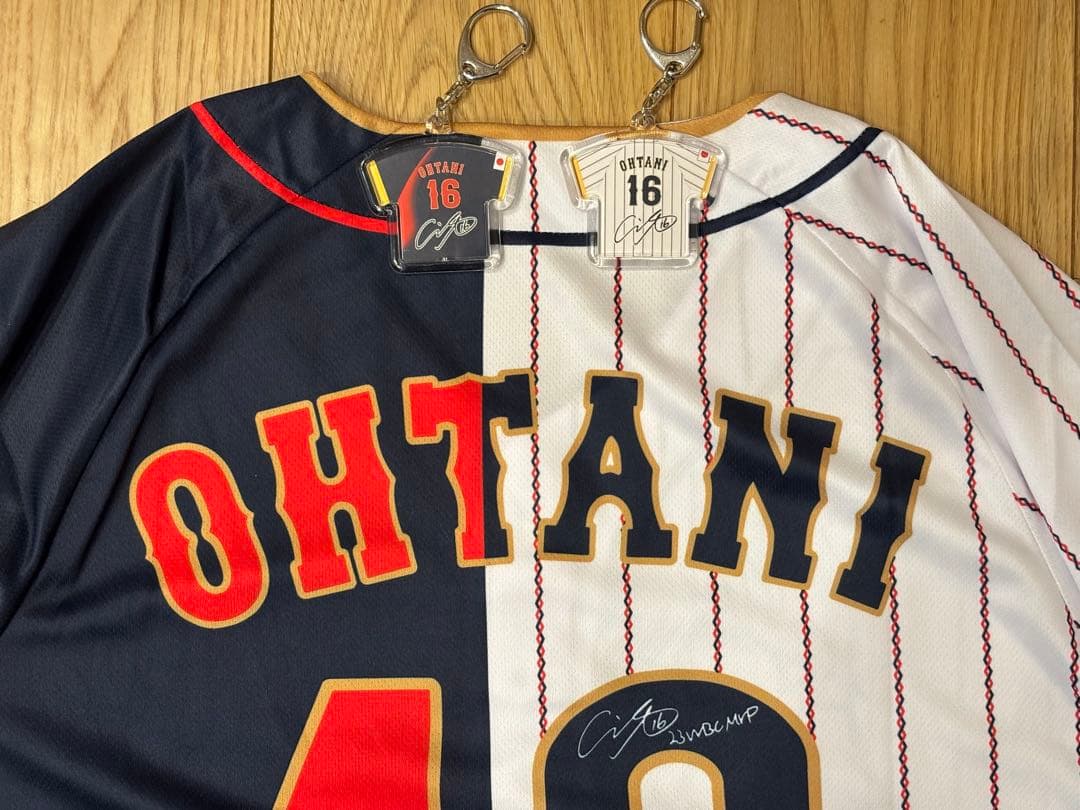 ⭐️ラスト⭐️WBCミックス仕様⭐️非売品 大谷翔平 日本代表サインユニフォーム＆キー