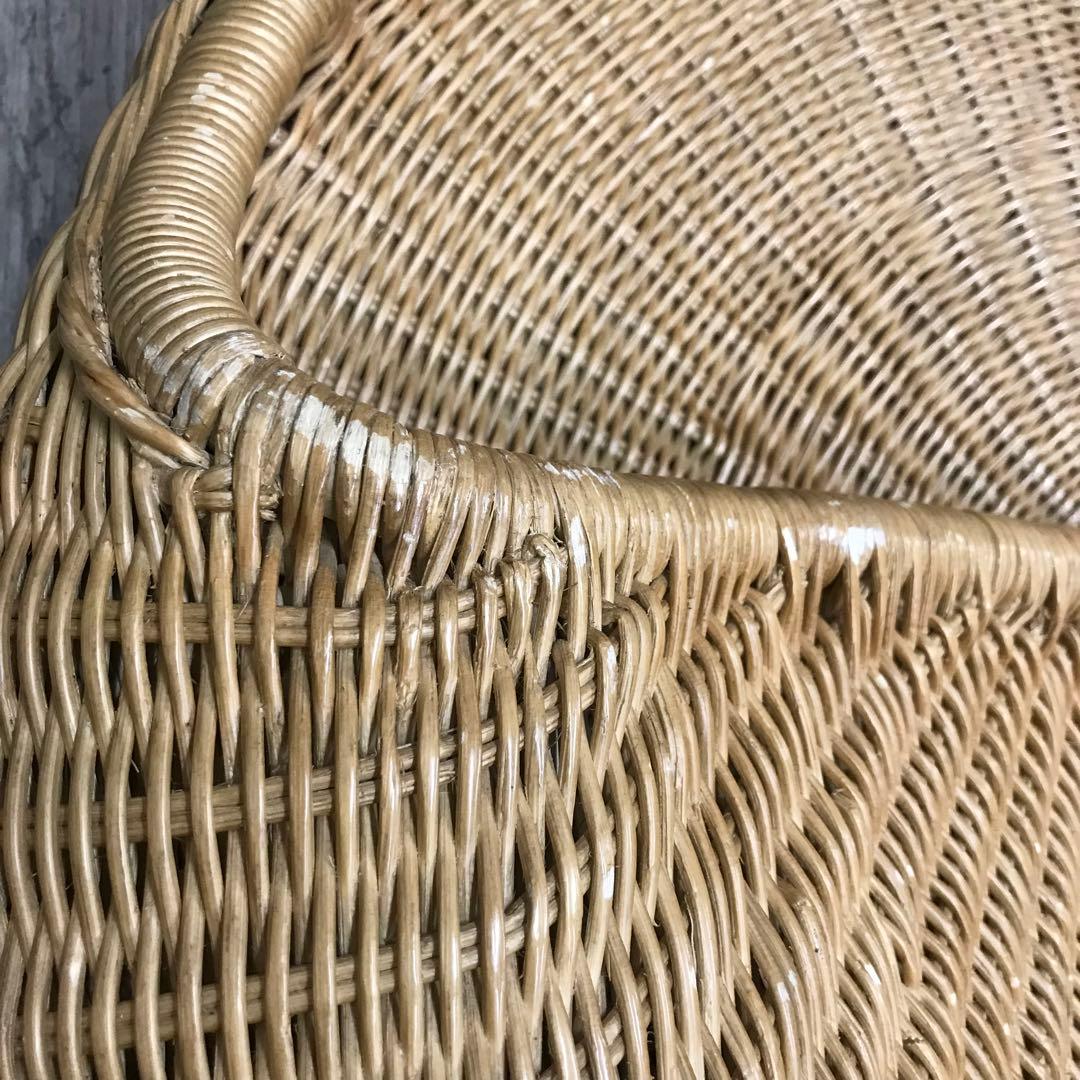 展示品 IDEE イデー POD ラタン 座椅子 あぐら