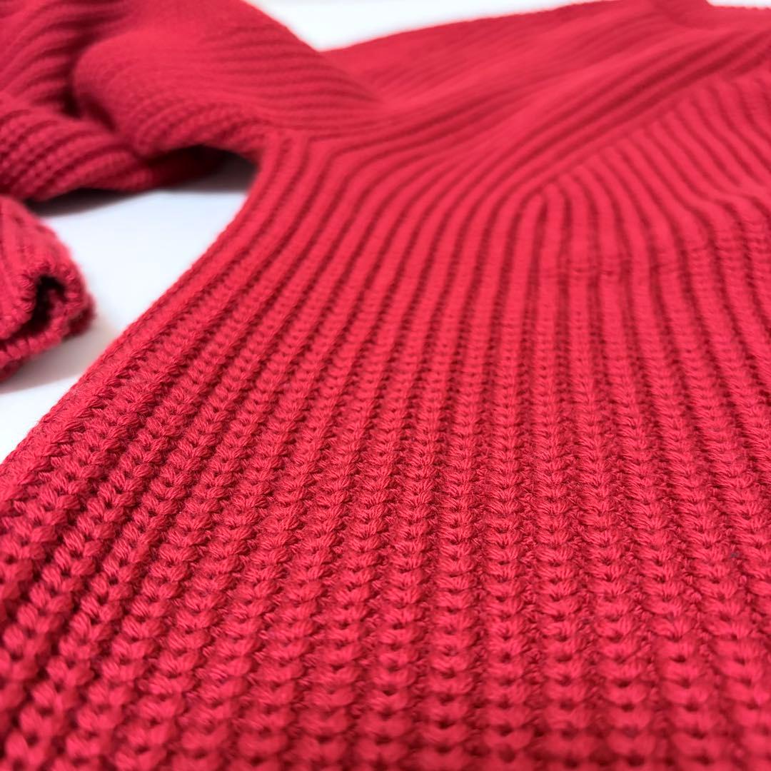 トップス BATONER SIGNATURE CREW NECK / RED