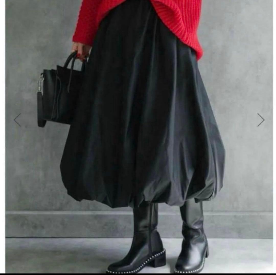 ⭐️新品未使用⭐️アキロン×Donobanコラボ　パールロングブーツ　M23.5 黒