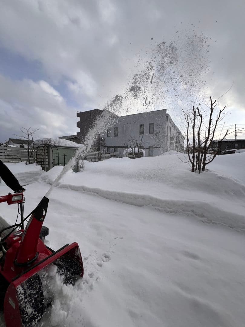 「引き取り限定」Honda 除雪機 赤 キャタピラ式