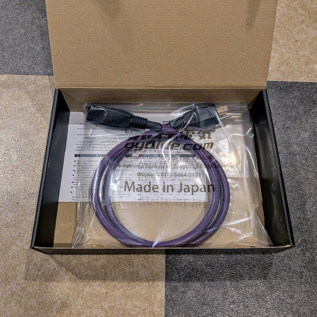 新品 OYAIDE AXIS-303 GX/1.2m 電源ケーブル オヤイデ