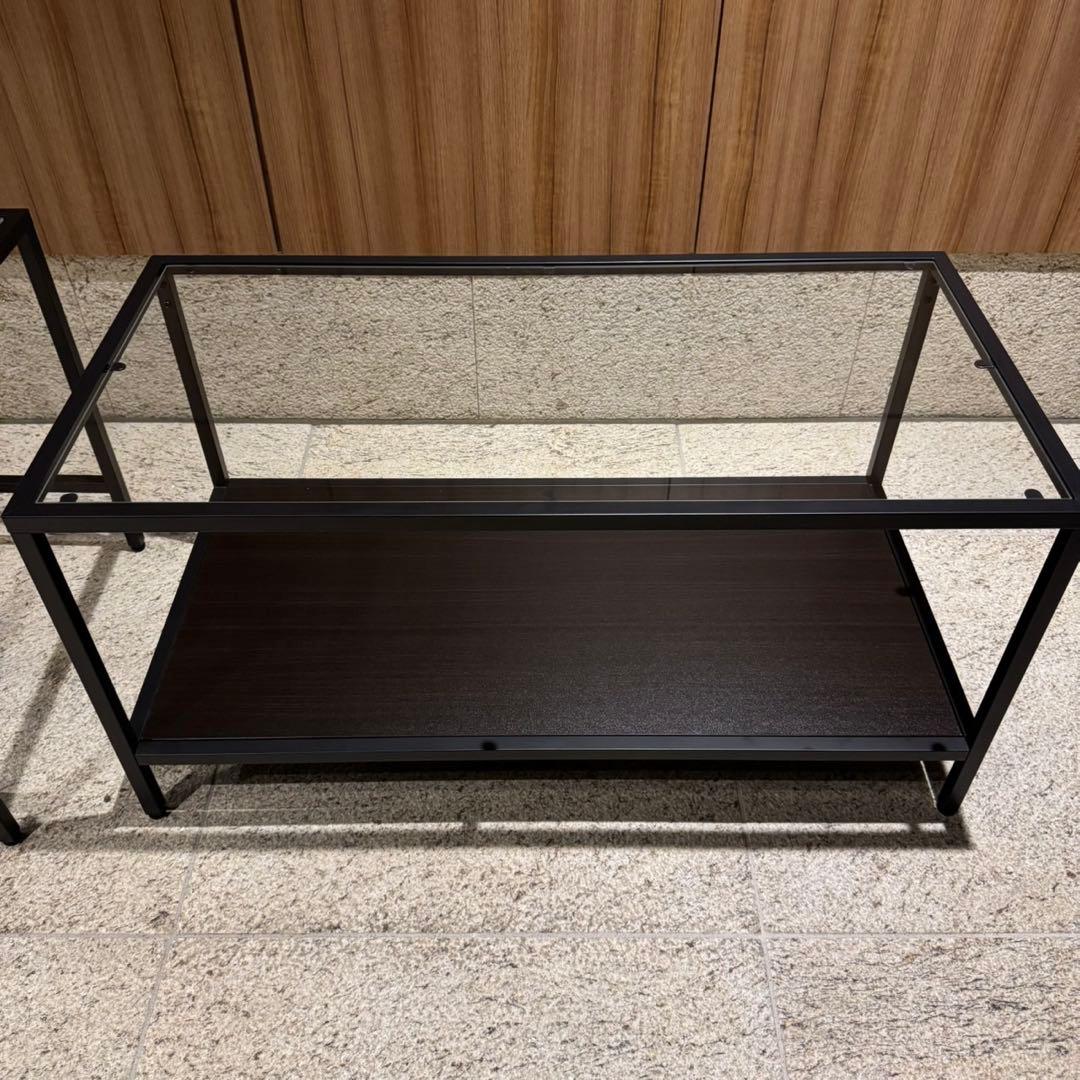 IKEA VITTSJÖ ヴィットショー ネストテーブル 2点セット