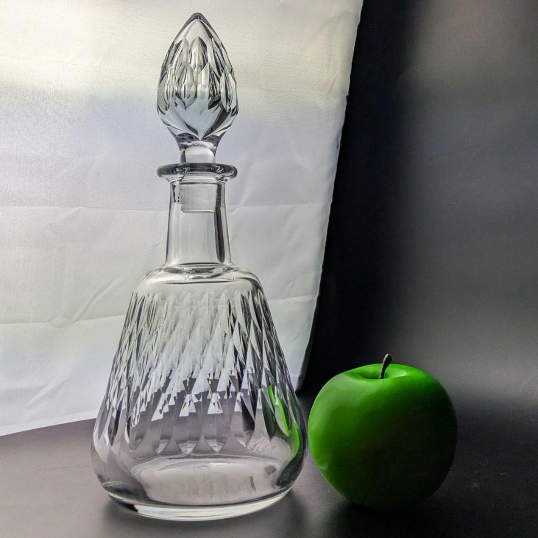 バカラ アルマニャック デキャンタ ダイヤカット 29cm 1952-86 刻印