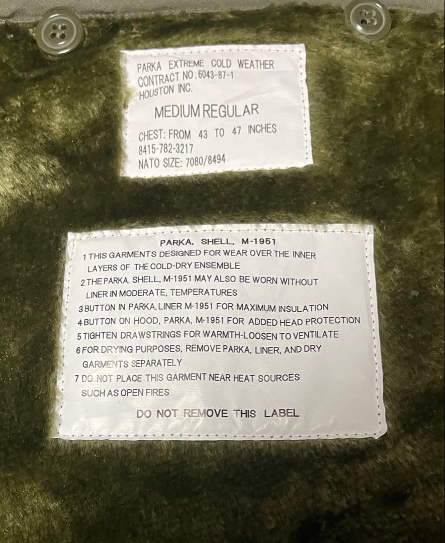 HOUSTON M-51 モッズコート ミリタリーコート メンズ　Mサイズ　希少
