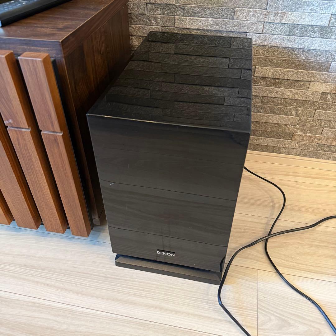 ［匿名配送］DENON サブウーファー DSW-300SG光沢ブラック