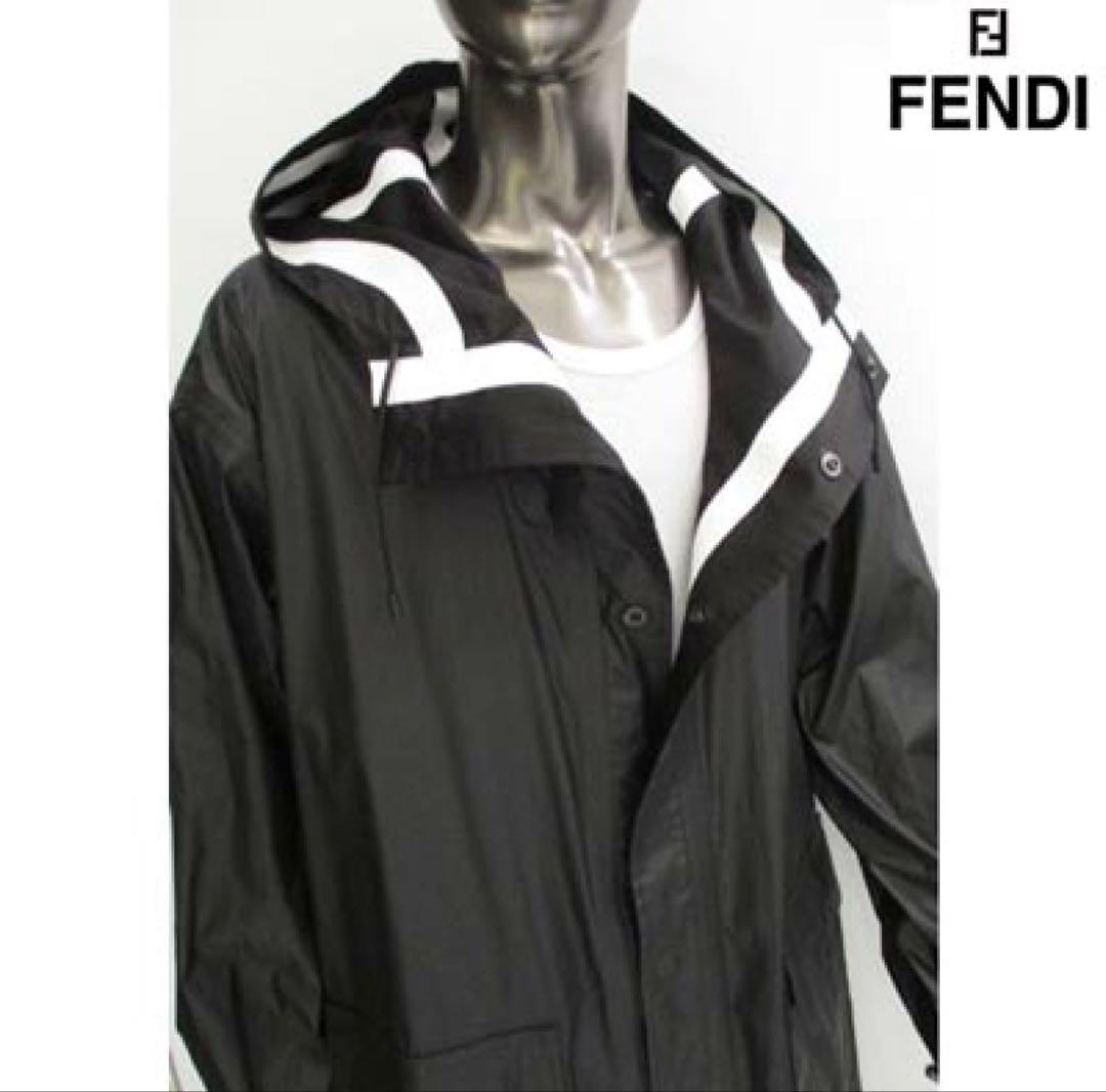 希少！！FENDI 46ストライプデザイン ナイロンジャケット