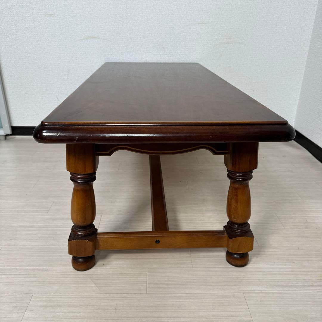 カリモク コロニアル ローテーブル リビングテーブル センターテーブル i4※