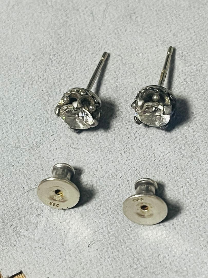 Justin Davis クラウンモチーフ ピアス　925 シルバー