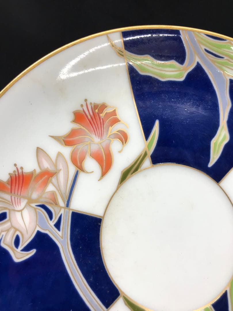 【レア美品】香蘭社　皇居の花　C&S 12P 限定生産　12ヶ月