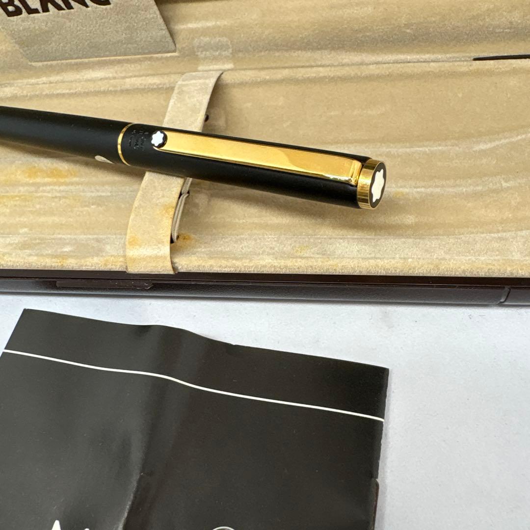MONT BLANC 万年筆 ブラック ゴールド14K