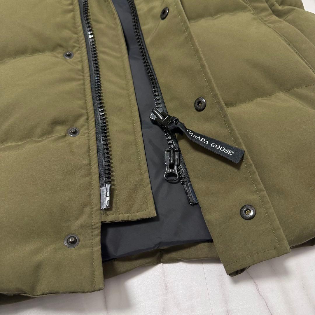 カナダグース ウィンダムパーカー 3way ダウン コヨーテファー カーキ S
