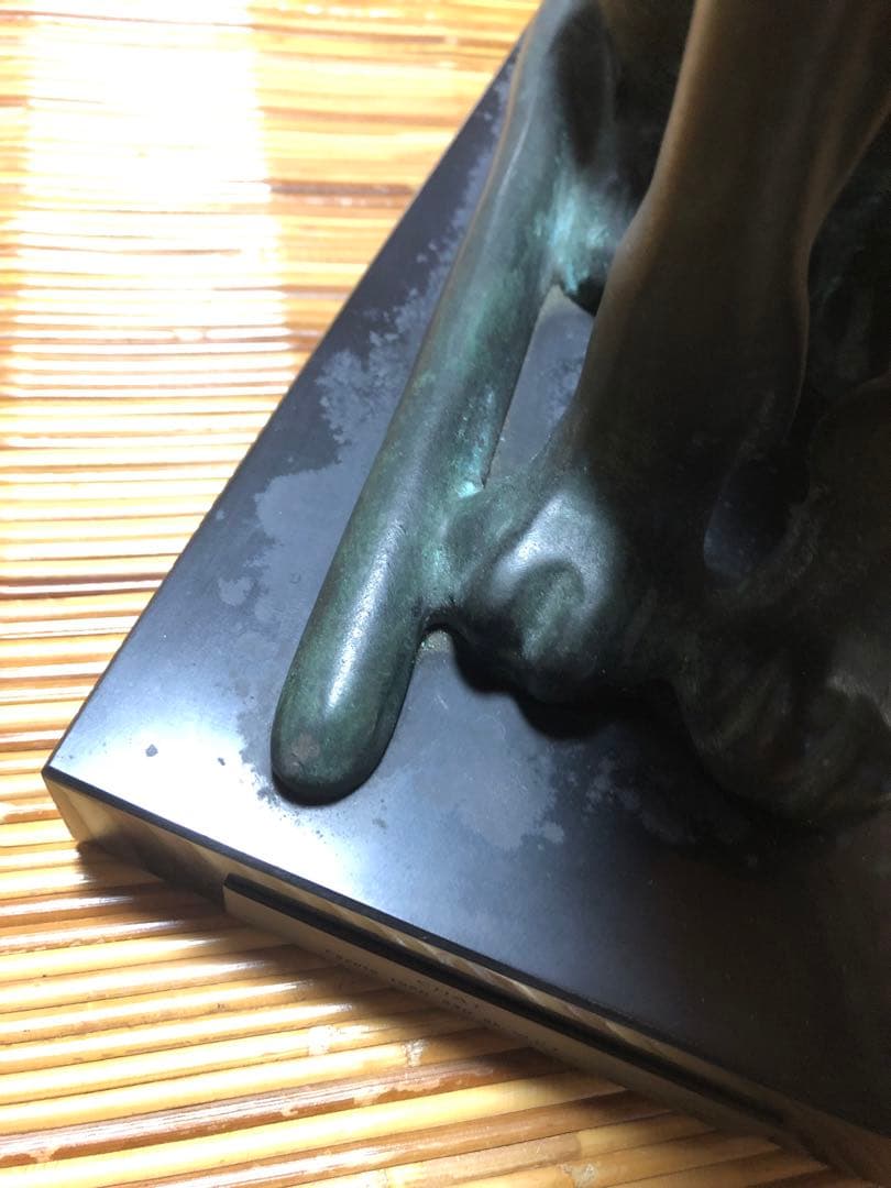 【猫】ブロンズ鋳造 33cm ルーヴル美術館工房監修